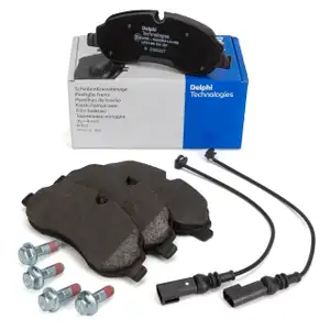 DELPHI LP3136 Bremsbel&auml;ge + Warnkontaktsensor f&uuml;r FORD Tourneo Custom Transit V362 vorne
