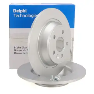 DELPHI BG4063C Bremsscheiben Satz f&uuml;r FORD Focus 2 MK2 2.5 Galaxy Kuga 1 S-Max WA6 hinten