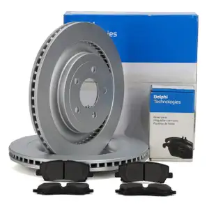 DELPHI Bremsscheiben + Bel&auml;ge f&uuml;r FORD Mustang 2.3 EcoBoost 5.0 Performance Bremse hinten