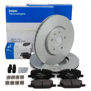 DELPHI Bremsscheiben + Bel&auml;ge f&uuml;r OPEL Insignia B POC J47/J61 17 Zoll Fgst. M1000001 vorne