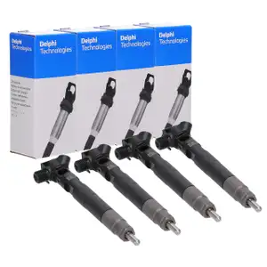 4x DELPHI Einspritzventil f&uuml;r MERCEDES W204 W205 W212 Sprinter W639 W447 OM651 6510704987