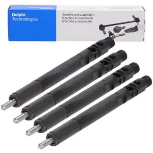 4x DELPHI Einspritzventil f&uuml;r MERCEDES W204 S204 W211 S211 200/220CDI OM646 6460700987