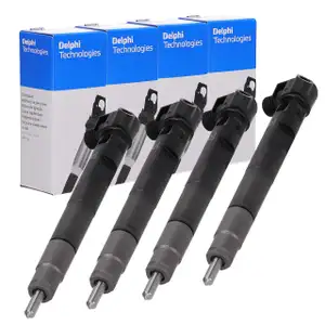 4x DELPHI Einspritzventil f&uuml;r MERCEDES Sprinter B906 B907 B910 2.2CDI OM651 6510703087
