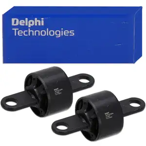 2x DELPHI Querlenkerlager f&uuml;r FORD Focus 3 Kuga 2 C-Max 2 Hinterachse unten 1692849