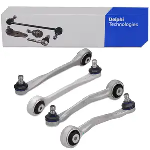 4x DELPHI Querlenker Radaufh&auml;ngung f&uuml;r AUDI A4 B8 A5 8T 8F Q5 8RB Vorderachse oben au&szlig;en