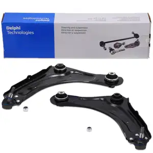 2x DELPHI Querlenker + Traggelenk f&uuml;r VW REANULT Megane 3 Grand / Scenic 3 Fluence vorne