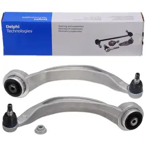 2x DELPHI Querlenker f&uuml;r AUDI A4 B8 A5 8T 8F Q5 8RB Vorderachse hinten unten au&szlig;en