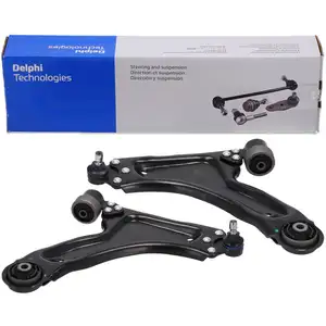 2x DELPHI Querlenker Lenker + Traggelenk f&uuml;r OPEL Meriva A 05.2003-05.2010 vorne