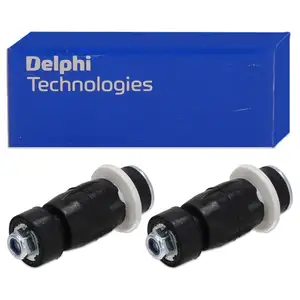 2x DELPHI Koppelstange f&uuml;r RENAULT Clio 2 Kangoo 1 Twingo 2 ab 10.2008 vorne 8200891487