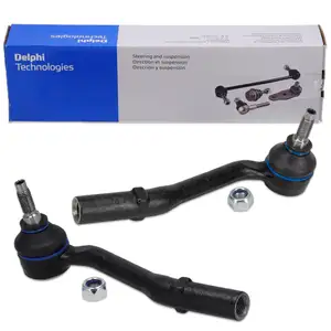 2x DELPHI Spurstangenkopf Spurstangengelenk f&uuml;r CITROEN C3 II (SC_) DS3 vorne