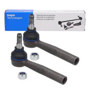 2x DELPHI TA1676 Spurstangenkopf f&uuml;r OPEL Astra G Zafira A Vorderachse 93186537