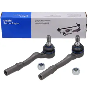 2x DELPHI Spurstangenkopf f&uuml;r MERCEDES E-Klasse W211 S211 CLS C219 OHNE 4MATIC vorne