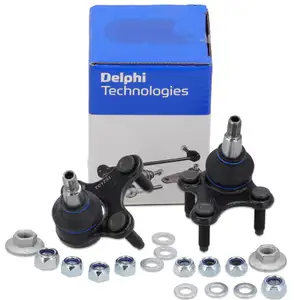 2x DELPHI Traggelenk für VW Golf 7 8 Passat B6-9 Tayron Tiguan Touran AUDI A3 Q2 Q3 vorne