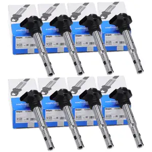 8x DELPHI CE2003412B1 Z&uuml;ndspule f&uuml;r AUDI RS4 B7 B8 RS5 8T 8F 420/450 PS