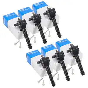 6x DELPHI GN10949-12B1 Z&uuml;ndspule f&uuml;r PORSCHE 996 997 Boxster Cayman 986 987 Cayenne 92A