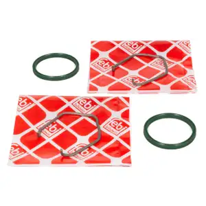 2x Dichtring + Halteklammer Ladeluftschlauch für AUDI SEAT SKODA VW 1.9/2.0 TDI