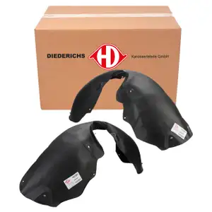 2x DIEDERICHS Verkleidung Radlauf Radhausschale f&uuml;r VW Up SEAT Mii SKODA Citigo vorne