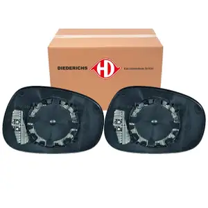 2x DIEDERICHS Au&szlig;enspiegel Spiegelglas f&uuml;r BMW 1er E81-88 ab 10.2009 3er E90-93 ab 10.2008