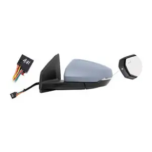 DIEDERICHS Au&szlig;enspiegel mit Blinklicht mit Side-Assist f&uuml;r VW Polo 6 links 2G1857507B9B9