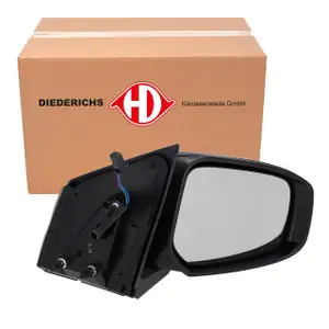 DIEDERICHS Au&szlig;enspiegel Seitenspiegel konvex f&uuml;r MITSUBISHI Space Star 6 rechts 7632B262