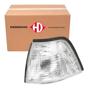 DIEDERICHS Blinkleuchte Blinker WEISS f&uuml;r BMW 3er E36 Limo/Compact/Touring vorne links