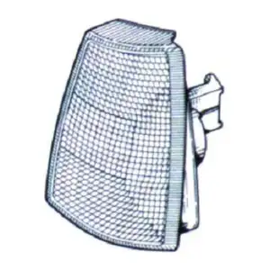 DIEDERICHS 1803073 Blinkleuchte Blinker wei&szlig; f&uuml;r OPEL Kadett / CC vorne links 90008395