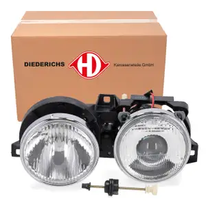 DIEDERICHS HALOGEN H1 Hauptscheinwerfer f&uuml;r BMW 3er E30 ab 09.88 links 63121386753