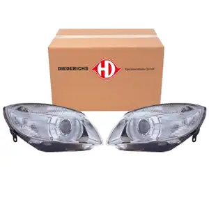 2x DIEDERICHS HALOGEN H7 Scheinwerfer f&uuml;r SKODA Fabia 2 Roomster bis 03.2010