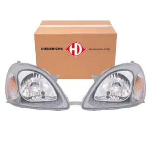 2x DIEDERICHS HALOGEN H4 Frontscheinwerfer Scheinwerfer f&uuml;r TOYOTA Yaris (_P1_)