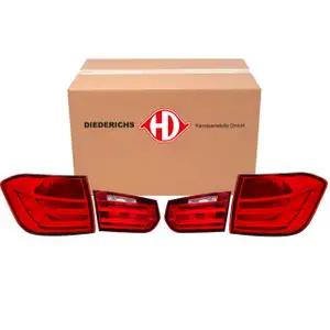 4x DIEDERICHS LED Heckleuchte R&uuml;ckleuchte f&uuml;r BMW 3er F30 Limousine bis 06.2015