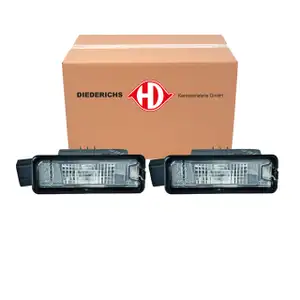 2x DIEDERICHS W5W Kennzeichenleuchte f&uuml;r VW Golf 6 7 Passat B7 Polo 5 Leon 5F 1K8943021