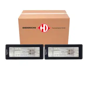 2x DIEDERICHS W5W Kennzeichenleuchte f&uuml;r RENAULT Clio 1-4 Laguna Scenic 2 3 DACIA Duster