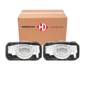 2x DIEDERICHS Kennzeichenleuchte + W5W Gl&uuml;hlampe f&uuml;r HONDA Civic 7 8 34101-S5A-A01