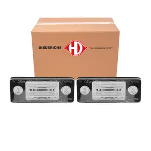 2x DIEDERICHS C5W Kennzeichenleuchte f&uuml;r SKODA Fabia 2 Yeti bis 2012 6Y0943021E