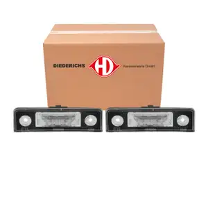 2x DIEDERICHS Kennzeichenleuchte + C5W Gl&uuml;hlampe f&uuml;r SKODA Octavia 2 Roomster 1Z0943021B