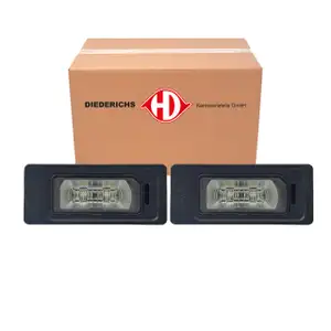 2x DIEDERICHS LED Kennzeichenleuchte f&uuml;r AUDI A1 8X A3 8V A4 B8 A5 C6 C7 A7 Q3 Q7 TT