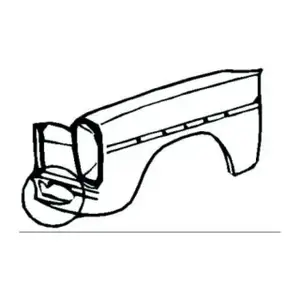 DIEDERICHS Kotfl&uuml;gel f&uuml;r MERCEDES-BENZ /8 W114 W115 Facelift vorne links 1158801718