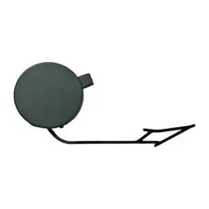 DIEDERICHS Kappe Abschlepp&ouml;se Abschlepphaken grundiert f&uuml;r VW Golf 7 MK7 / Variant vorne