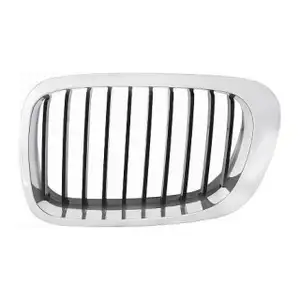 DIEDERICHS L&uuml;ftungsgitter K&uuml;hlergrill chrom/schwarz f&uuml;r BMW 3er E46 links 51137064317