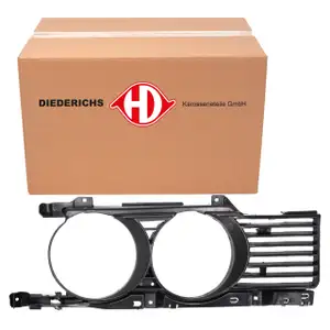 DIEDERICHS 1222044 K&uuml;hlergrill K&uuml;hlergitter f&uuml;r BMW E34 / Touring rechts 51131944138