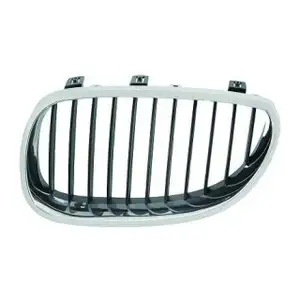 DIEDERICHS L&uuml;ftungsgitter K&uuml;hlergrill chrom/schwarz f&uuml;r BMW 5er E60 links 51137027061