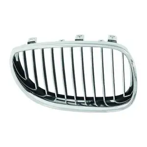 DIEDERICHS L&uuml;ftungsgitter K&uuml;hlergrill chrom/schwarz f&uuml;r BMW 5er E60 links 51137065701