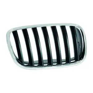 DIEDERICHS L&uuml;ftungsgitter K&uuml;hlergrill schwarz chrom f&uuml;r BMW X5 E70 rechts 51137305590
