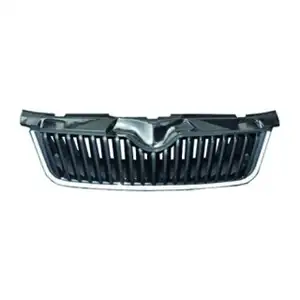 DIEDERICHS L&uuml;ftungsgitter K&uuml;hlergrill schwarz/chrom f&uuml;r SKODA Fabia 2 Roomster 5J