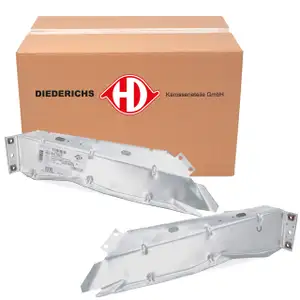 2x DIEDERICHS Reparaturblech Quertr&auml;ger f&uuml;r VW Transporter Multivan T4 vorne