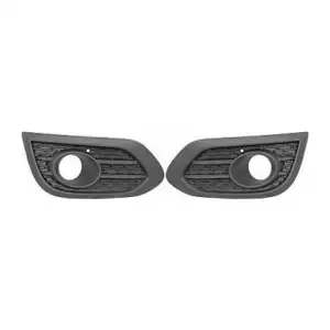 2x DIEDERICHS 4446147 L&uuml;ftungsgitter Rahmen Nebelscheinwerfer f&uuml;r RENAULT Kadjar Facelift