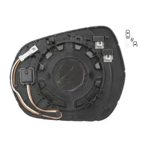 DIEDERICHS Spiegelglas Au&szlig;enspiegel beheizbar konvex f&uuml;r FORD Fiesta 7 Puma rechts 2087325