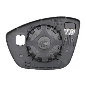 DIEDERICHS Spiegelglas Au&szlig;enspiegel konvex f&uuml;r CITROEN C3 3 PEUGEOT 208 2 2008 2 rechts