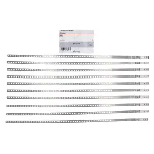 10x DRESSELHAUS Lochband Schelle für Achsmanschette EDELSTAHL 40-110mm