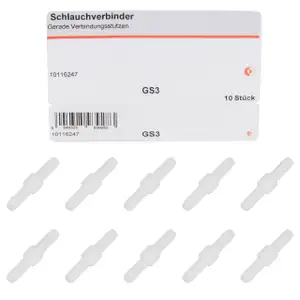10x DRESSELHAUS Schlauchverbinder Verbindungsstutzen GERADE Typ GS 3mm